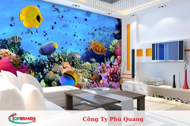 địa chỉ bán tranh dán tường 3D ở Hà Nội