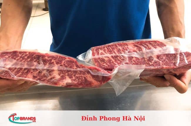 cửa hàng bán thịt bò nhập khẩu ở Hà Nội