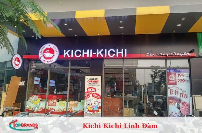 Nhà hàng lẩu băng chuyền Kichi Kichi đắt khách nhất Hà Nội