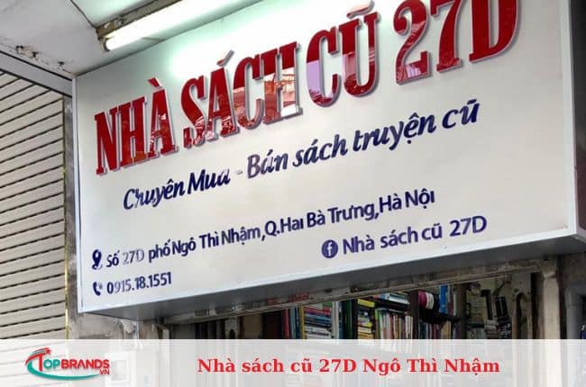 cửa hàng sách cũ Hà Nội