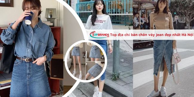 Chân váy jean nữ dài ngắn Hàn Quốc đẹp giá rẻ tại Hà Nội - Zê Zê Boutique