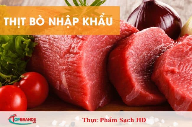 cửa hàng bán thịt bò nhập khẩu ở Hà Nội