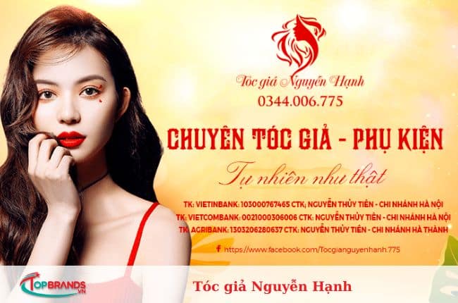 cửa hàng bán tóc giả ở Hà Nội