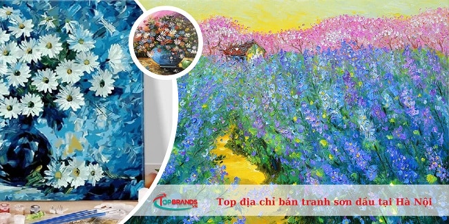 địa chỉ bán tranh sơn dầu tại Hà Nội