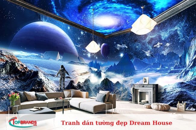 địa chỉ bán tranh dán tường 3D ở Hà Nội