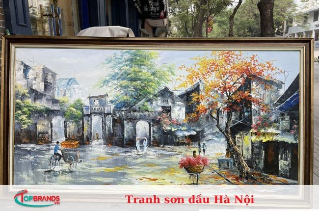 địa chỉ bán tranh sơn dầu tại Hà Nội