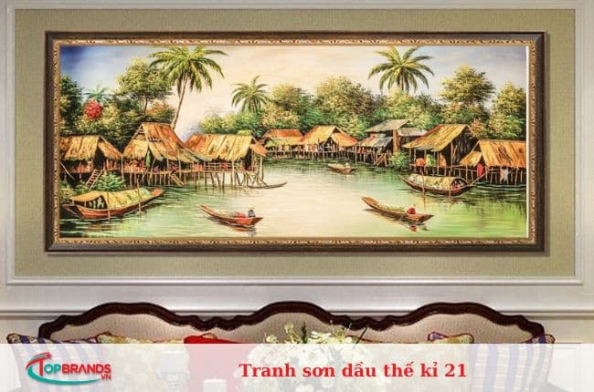 địa chỉ bán tranh sơn dầu tại Hà Nội