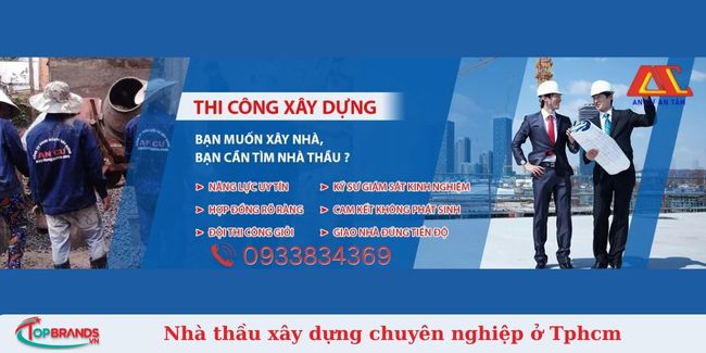 An Cư Sài Gòn - Nhà thầu xây dựng tại TP.Hồ Chí Minh uy tín