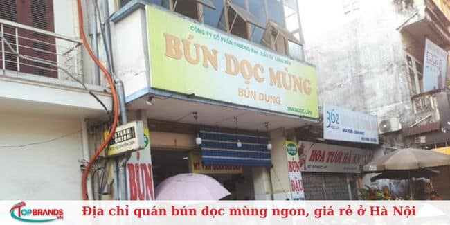 Bún dọc mùng Dung