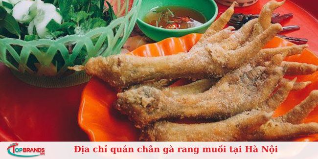 Chân gà rang muối 172 Triệu Việt Vương