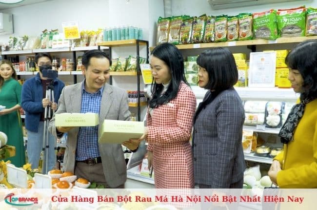 Địa điểm bán bột rau má Hà Nội uy tín