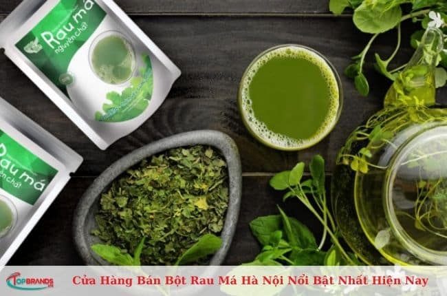 Các cửa hàng bán bột rau má Hà Nội nổi bật nhất