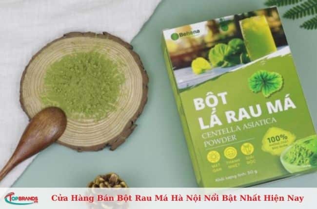 Các địa điểm bán bột rau má Hà Nội chất lượng