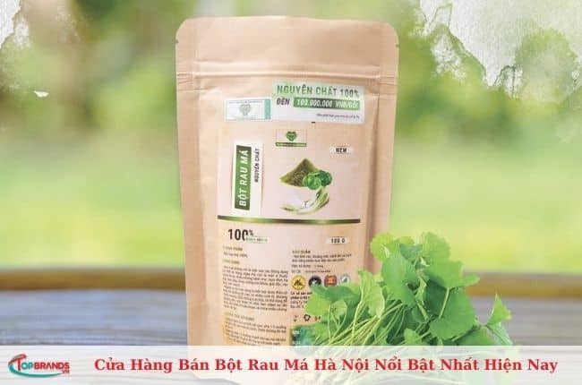 Cửa hàng bán bột rau má ở Hà Nội chất lượng nhất