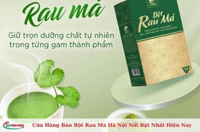 Bột rau má Hà Nội bán chạy nhất hiện nay