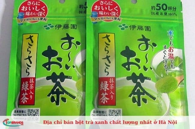 Địa chỉ bán bột trà xanh Hà Nội uy tín