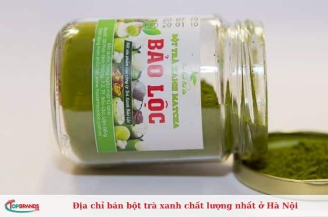 Địa chỉ chuyên cung cấp bột trà xanh Hà Nội uy tín