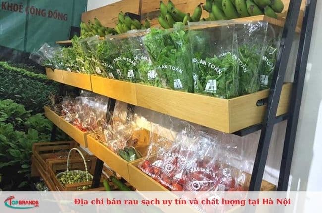 Cửa hàng bán rau sạch chất lượng tại Hà Nội