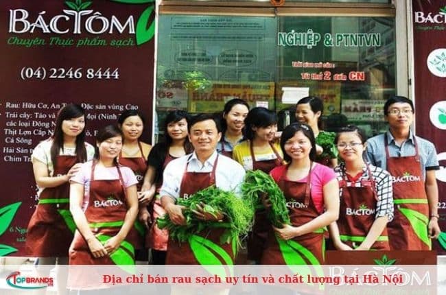 Cửa hàng bán rau sạch Hà Nội an toàn, chất lượng cao