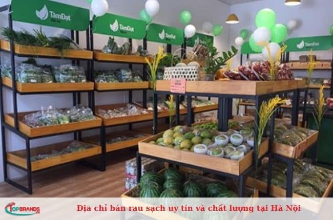 Điểm bán rau sạch đứng đầu tại Hà Nội