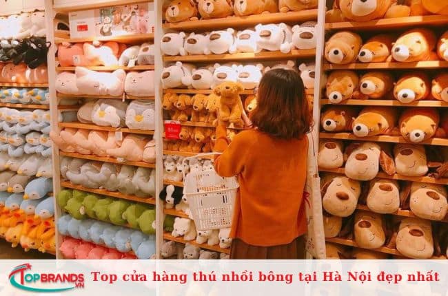 Cửa hàng thú nhồi bông tại Hà Nội đẹp và chất lượng