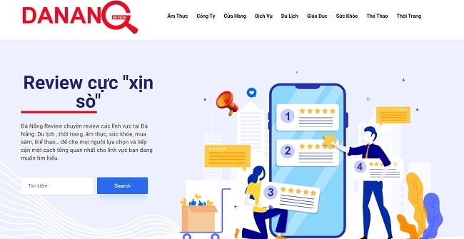 Danangreview.vn - Trang web review các sản phẩm, dịch vụ ở Đà Nẵng