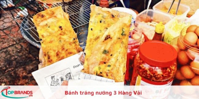 Bánh tráng nướng 3 Hàng Vải