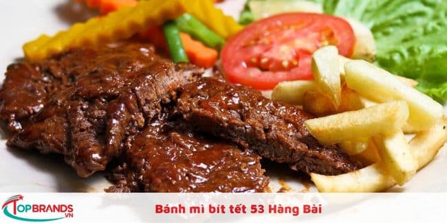 Bánh mì bít tết 53 Hàng Bài