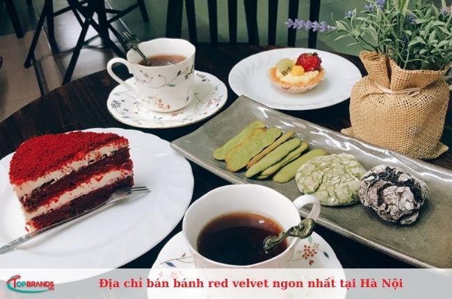 Hyn's Corner - Cake & Tea - Bánh red velvet Hà Nội ngon 
