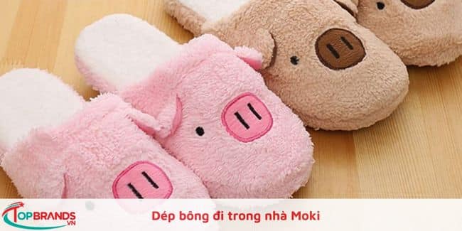 Dép bông đi trong nhà Moki