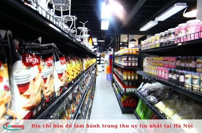 Siêu thị bán đồ làm bánh trung thu lớn nhất tại Hà Nội