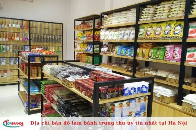 Cửa hàng bán đồ làm bánh trung thu nổi tiếng tại Hà Nội