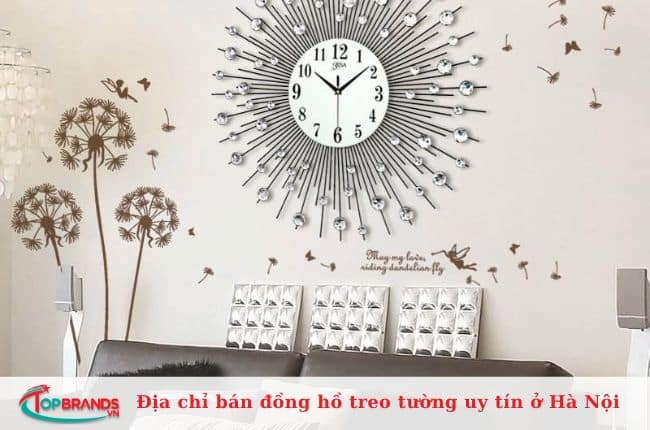 Một trong các cửa hàng đồng hồ treo tưởng tại Hà Nội với nhiều thiết kế, mẫu mã đẹp