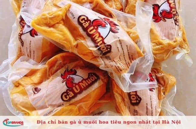 Địa chỉ bán gà ủ muối hoa tiêu ngon nhất ở Hà Nội