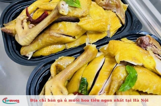 Điểm bán gà ủ muối hoa ngon ở Hà Nội