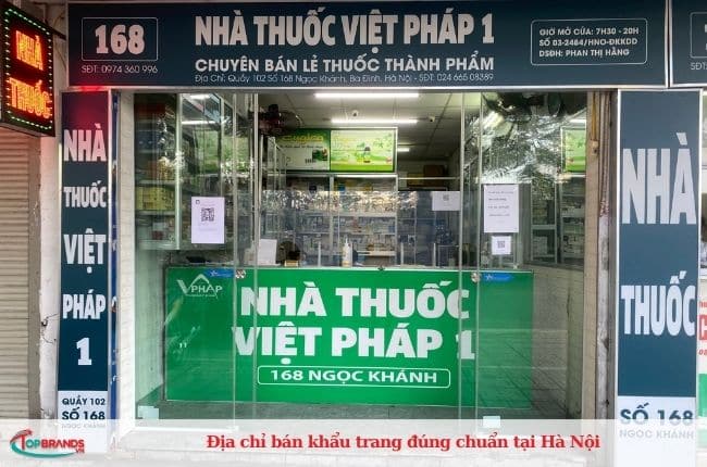 Điểm bán khẩu trang tại Hà Nội đúng chuẩn