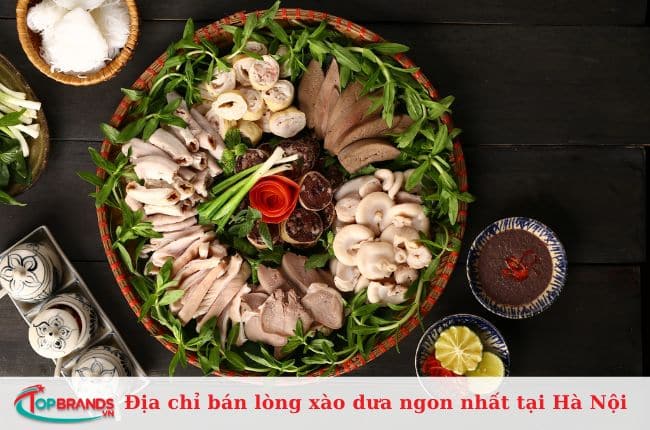 Địa chỉ bán lòng xào dưa tại Hà Nội Lòng Quán Yummy