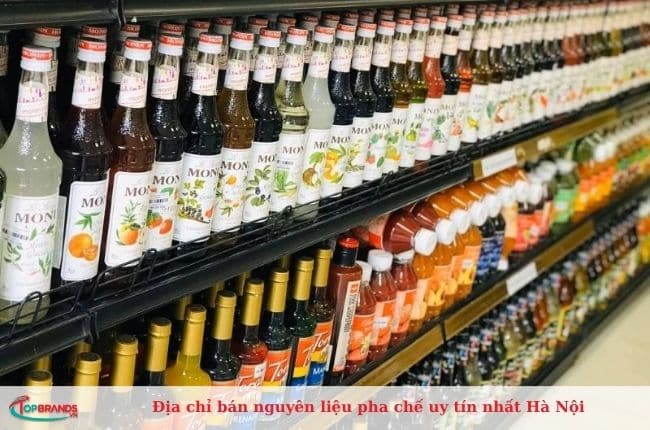 Cửa hàng bán nguyên liệu pha chế tại Hà Nội uy tín nhất