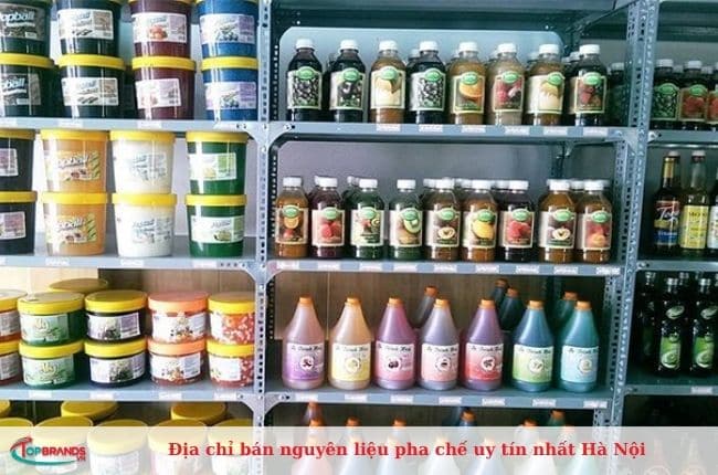 Địa điểm bán nguyên liệu pha chế Hà Nội uy tín nhất