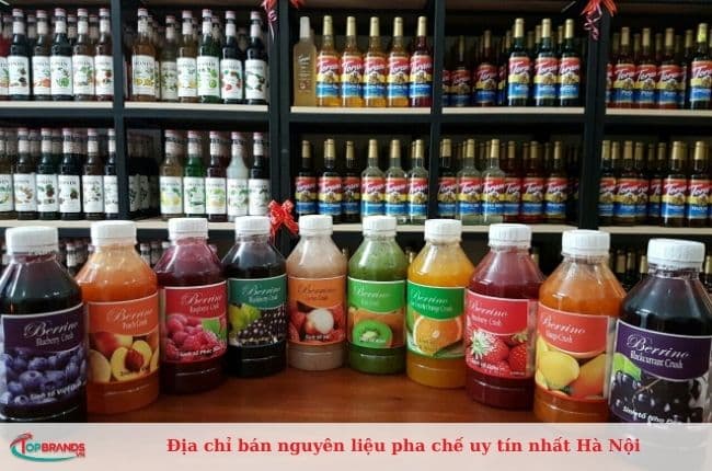 Cửa hàng bán nguyên liệu pha chế tốt tại Hà Nội