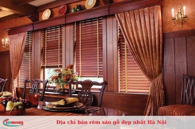 Điểm bán bán rèm sáo gỗ hàng đầu hà nội