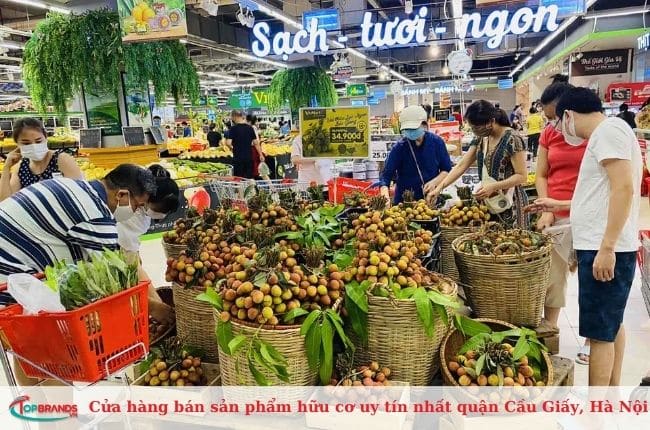 Điểm cung cấp sản phẩm hữu cơ Hà Nội sạch, uy tín