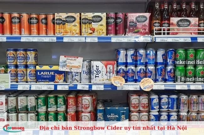 Địa điểm bán Strongbow Cider hàng đầu Hà Nội