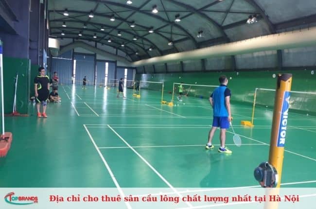 Địa chỉ cho thuê sân cầu lông tại Hà Nội chất lượng nhất