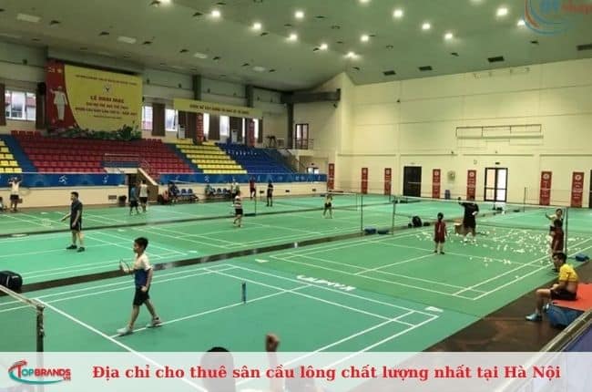 Điểm cho thuê sân cầu lông chất lượng cao tại Hà Nội