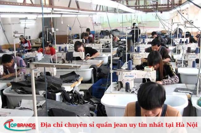 Xưởng may quần jean tại Hà Nội uy tín và chất lượng