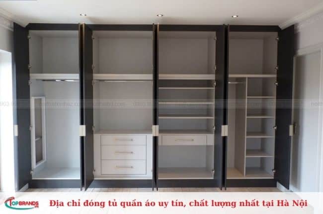 Địa điểm đóng tủ quần áo uy tín nhất tại Hà Nội