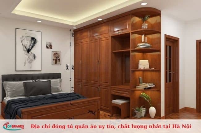 Địa điểm đóng tủ quần áo đẹp nhất tại Hà Nội