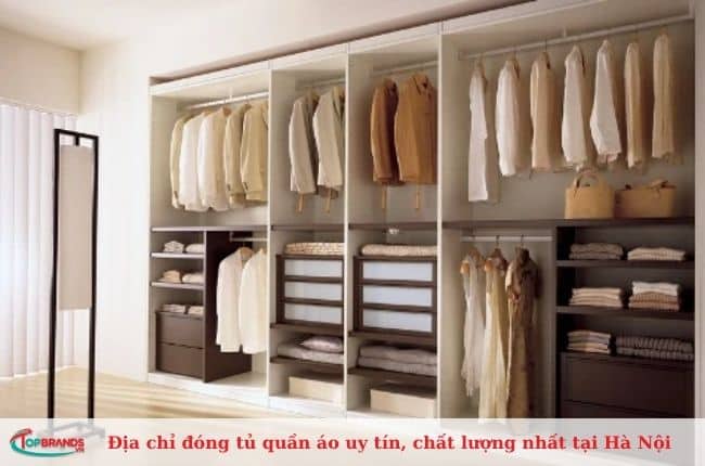 Nơi đóng tủ quần áo uy tín nhất Hà Nội