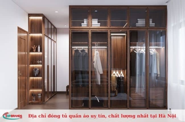 Địa chỉ đóng tủ quần áo hiện đại tại Hà Nội